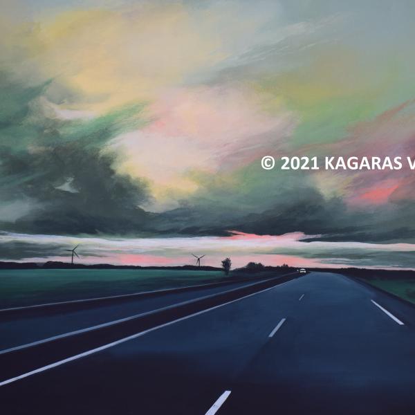 5Kagaras Vasileios b, In search of destination, 2021, acrylic, 0,76X1,12m