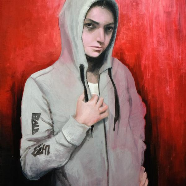 Kagaras Vasileios, Controversy, 2019, acrylic, 0,70X0,95m