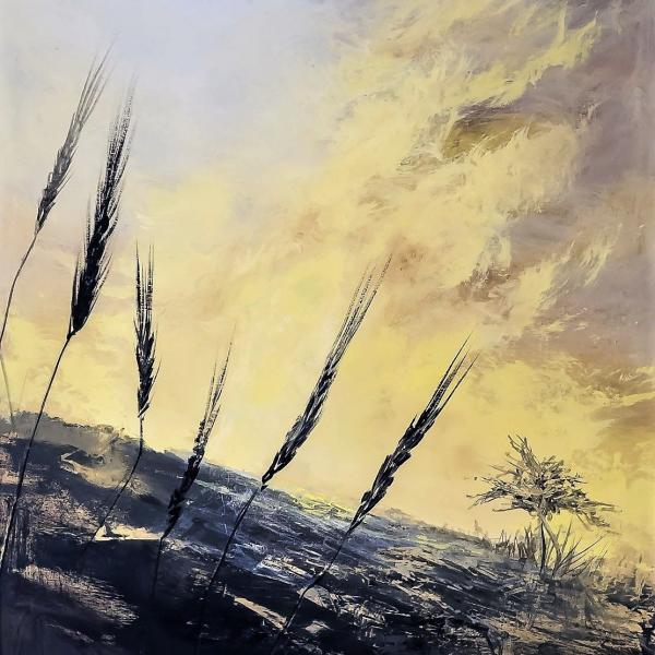 Kagaras Vasileios, Data Ι, 2017,acrylic, 0,50X0,60m