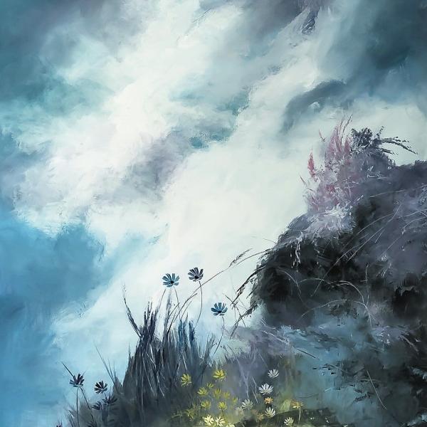 Kagaras Vasileios, Typing, 2017, acrylic, 0,90X1,25m